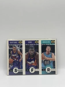 Damon Stoudamire Michael Finley Bryant Reeves 1996-97 Collector's Choice Mini's - Picture 1 of 2