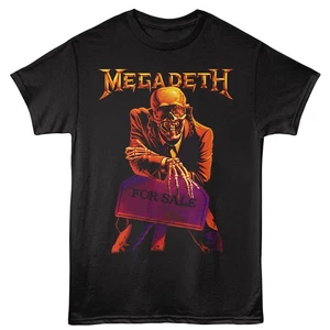 Megadeth Thrash Music Vic Standing By For Sale Sign Men's T Shirt - Picture 1 of 6