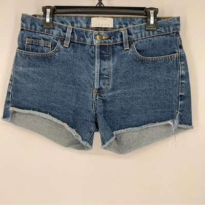 American Apparel Cutoff Jean Shorts Button Front Sz 27 - Image 1 of 4