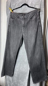 Pantalones de mezclilla Sean John Button Fly para hombre 36X30 gris relajado Hamilton Streetwear - Imagen 1 de 6