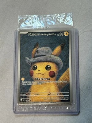 Pikachu with Grey Felt Hat 085 Sv: Scarlet & Violet Promo Card Van Gogh Sealed - Image 1 of 2