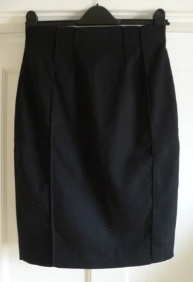 Ladies Uk Size 8 (Eur 36) Black Elasticated Waist Pencil Skirt from H&M - Image 1 of 4