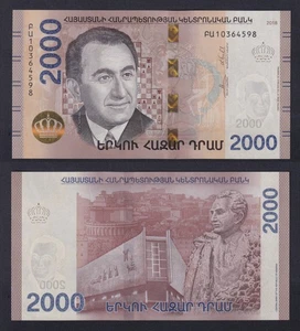 Banconota Armenia 2000 dram 2018 P.-W62 FDS/UNC - Picture 1 of 2