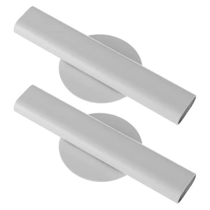 Tubo de flores montado en la pared de 2 piezas para colgar jarrón de metal con soporte de cocina - Imagen 1 de 12