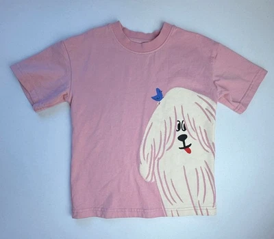 Camiseta gráfica para cães/pássaros H&M tamanho 3-4T - Imagem 1 de 3