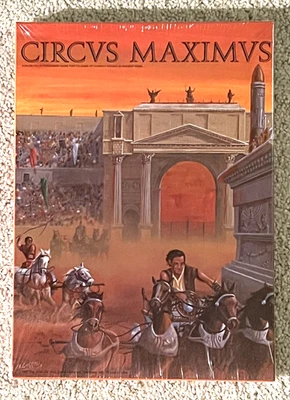 Circus Maximus Chariot Racing na Roma Antiga. Avalon Hill 1980: lacrado - Imagem 1 de 3