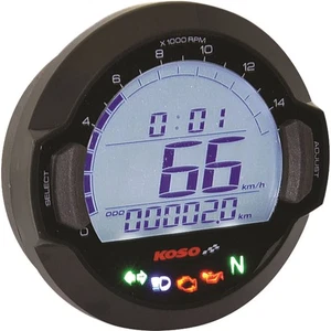 Koso DL-03SR Digital Gauge Black Bezel BB642W20 - Picture 1 of 6