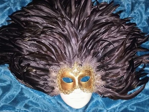 Eyes Wide Shut Venetian Paper Mache Masks - Picture 1 of 2