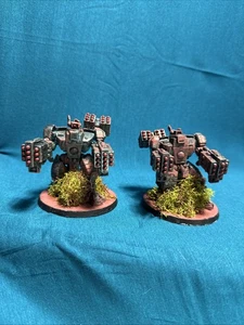 40K tau 4x Xv- 88 lados anchos x2 con cápsulas de misiles sin drones. Pintado A - Imagen 1 de 5