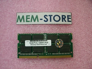 16GB (1x16GB) DDR3L- 1600MHz 1.35v SODIMM Memory Dell Inspiron 5th+ gen Intel - Picture 1 of 3