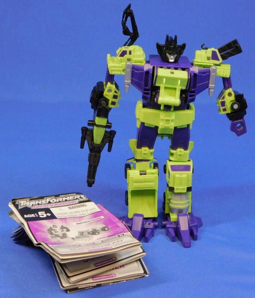 TRANSFORMERS G1 MICROMASTER DEVASTATOR UNIVERSE REISSUE COMPLETE SET OF 6 2004 - Image 1 of 4
