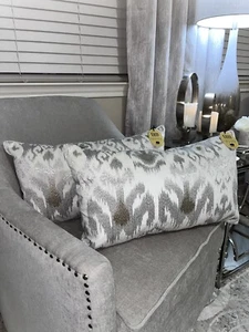2-NWT CALLISTO HOME LUMBAR DECORATIVE PILLOWS - Picture 1 of 17