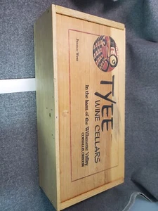Tyee Weinkeller 2-Flaschen Holz Weinkiste, leer - Bild 1 von 8