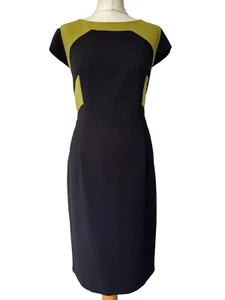 DEBENHAMS Women's Pencil Dress Black Lined Party Formal Occasion Size 16 - Picture 1 of 22