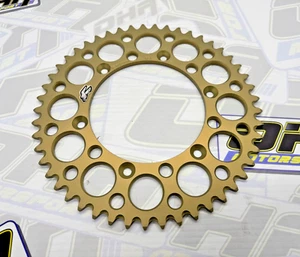 Renthal MX Rear Sprocket for Yamaha YZ250F YZF250 2001-2025 49T - Hard Anodised - Picture 1 of 1