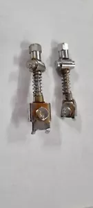 ukscooters LAMBRETTA PAIR OF BRAKE ADJUSTERS REAR AND FRONT CHROME CLEARANCE - Picture 1 of 3