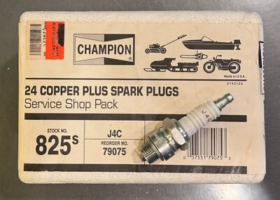 Champion Set of 2 Spark Plugs J4C - Image 1 of 2