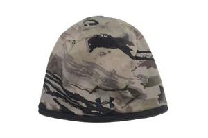 Under Armour Men Reversible Ua Barren Camo/Blaze Orange Hunting Beanie Cap OSFM - Picture 1 of 12