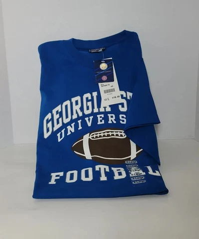 Georgia State University Football T-Shirt Mens Blue Size XL New Jansport Cover