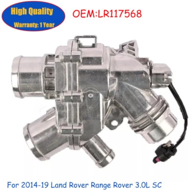 Thermostat Housing Assembly for 2014-19 Land Rover Range Rover 3.0L SC LR117568 - Image 1 of 4