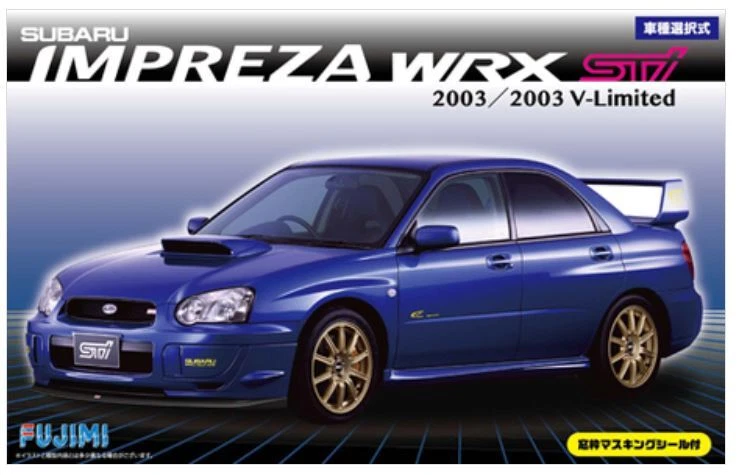 Modellino auto model kit di montaggio Fujimi SUBARU IMPREZA WRX STi 2003 1:24 - Immagine 1 di 1