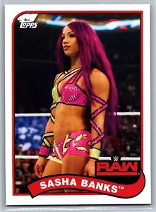 2018 Topps Heritage WWE Sasha Banks #69 - Picture 1 of 2