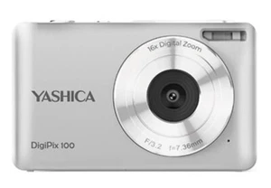 YASHICA DigiPix 100 Digital Compact Camera in Silver 33mm lens (UK Stock) BNIB - Picture 1 of 24