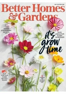 BETTER HOMES & GARDENS-MAY 2022-IT'S GROW TIME-NEW-FREE SHIPPING - Picture 1 of 1