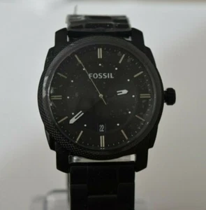Reloj Fossil negro SS esfera negra gran tamaño FS4775IE - Imagen 1 de 5