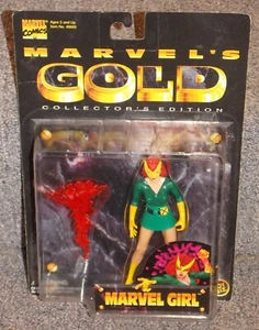 Vintage 1997 Marvel Gold Marvel Girl 5 inch Action Figure New In The Package - Picture 1 of 7