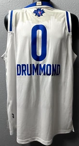 Detroit Pistons #0 Andre Drummond White All Star 2016 Toronto Jersey Men's Sz: L - Picture 1 of 13