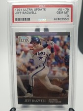 1991 Ultra Update Jeff Bagwell Rookie #U-79 PSA 10 Gem Mint