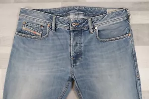 Pantalones de mezclilla para hombre Diesel ZATINY regular bootcut azul W34 L31 lavado 0800Z - Imagen 1 de 15