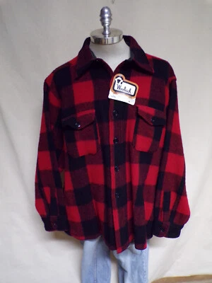 Camisa a Cuadros Woolrich Buffalo Chaqueta de Colección 85/15 Lana/Nylon Lana talla XL Foto 1 de 4
