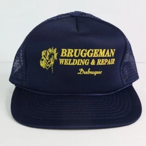 Sombrero de reparación de soldadura Bruggeman de colección para hombre Dubuque IA malla camionero gorra Snapback - Imagen 1 de 7