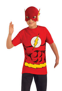 Flash Child Shirt and Mask Costume