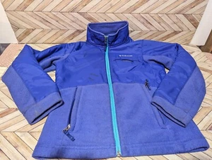 Girls Columbia Sportswear Warm Polyester Jacket Coat Zipper Purple 7/8 Girl ** - Picture 1 of 5