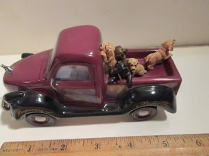 THOMAS KINKADE "DOG DAYS" CAMION MUSICALE CON CANI SUONA 'STAND BY ME' così com'è - Foto 1 di 7