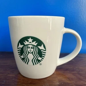 Starbucks 2020 12 oz Coffee Cup White with Green Logo - Picture 1 of 5