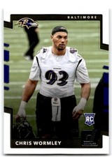 2017 DONRUSS CHRIS WORMLEY RC BALTIMORE RAVENS #393