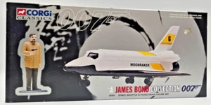 Corgi 65401 James Bond Collection, Moonraker Space Shuttle & Hugo Drax Figure - Picture 1 of 8