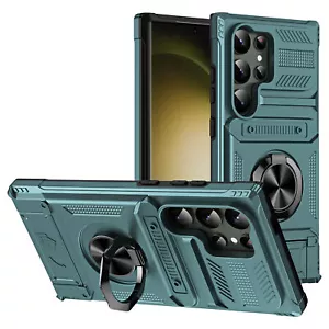 Robuste magnetische Ständer Hülle für Samsung S25 Ultra S24+ S23 robust stoßfest - Bild 1 von 19