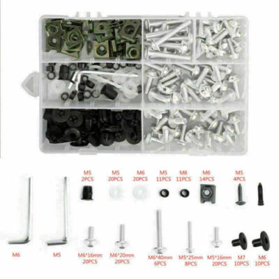 Fairing Bolt Kit Bodywork Screws for Honda CBR600RR CBR900RR /1000RR CBR1100XX - Image 1 of 4