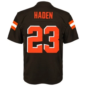 Joe Haden NFL Cleveland Browns Mid Tier Home Brown Replica Jersey Youth (S-XL) - Picture 1 of 2