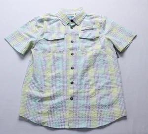 Magellan Outdoor Boys Southern Summer Gingham Shirt AR8 Easter Thistle Large NWT - Picture 1 of 5