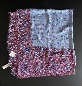 New Coach Multicolor Woven Oversized Scarf Women's 44 x 44 in/Modal 100% - Picture 1 of 5