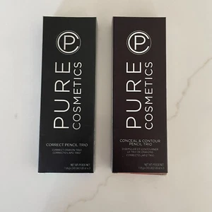 Pure Cosmetics Makeup Bundle Conceal Contour Correct Pencil Trio NEW - Picture 1 of 5