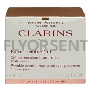 Clarins Extra Straffende Nuit Faltenkontrolle Nachtcreme 1,6 Oz Neu im Karton - Bild 1 von 4