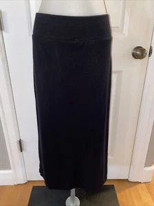 Falda FREE PEOPLE Negra Tejida Columna Recta Bodycon Midi Pull-On Talla M - Imagen 1 de 11