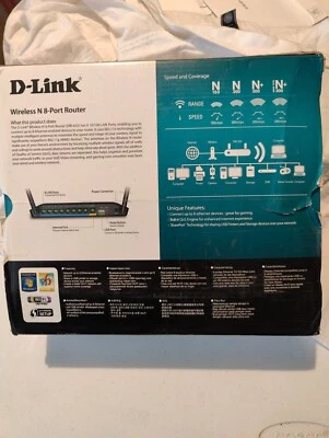 D-Link DIR-632 300 Mbps 8-Port 10/100 Wireless N Router - Image 1 of 3